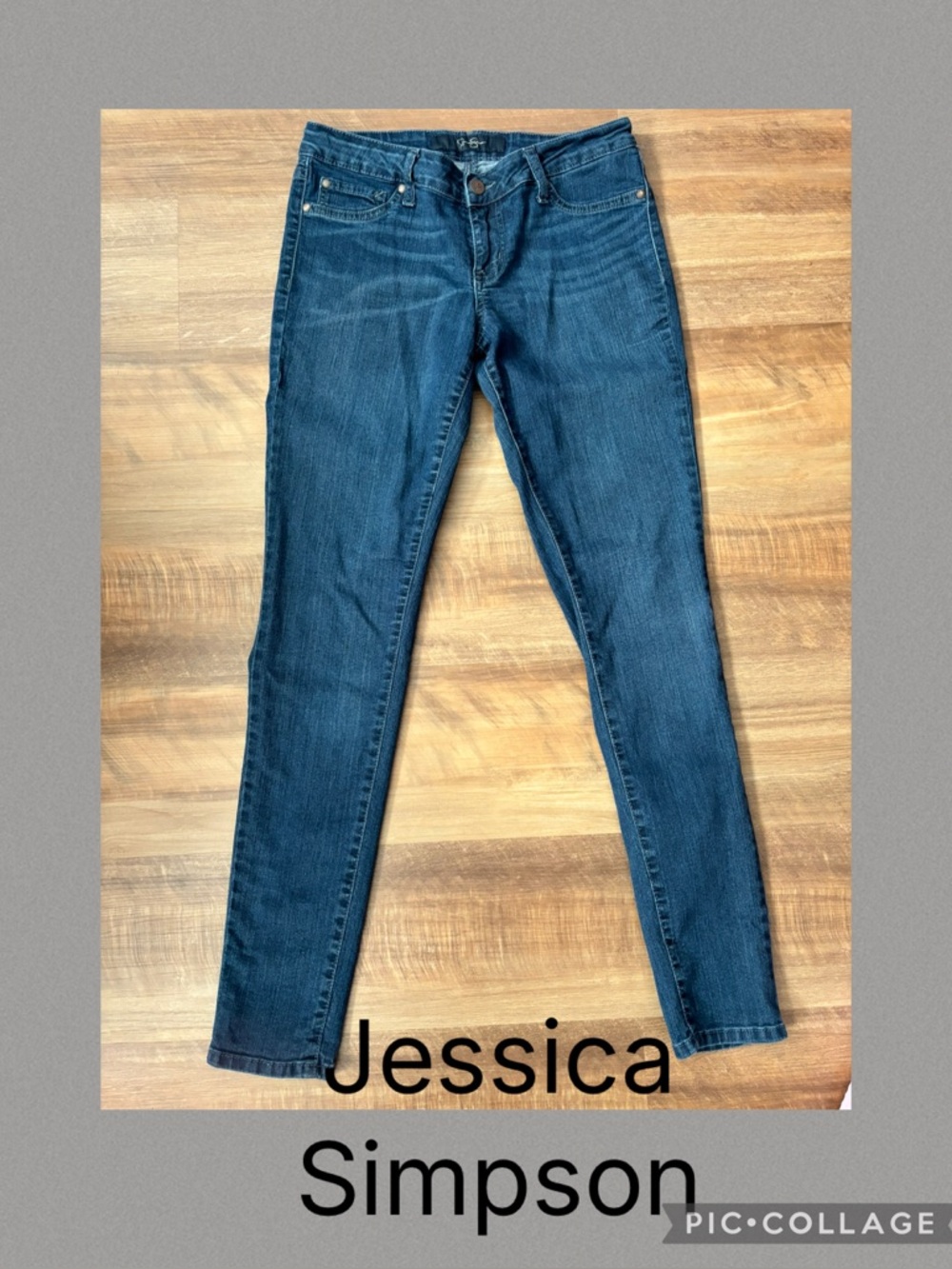 Jessica Simpson Kiss me Jeggings in dark wash size 29 32 inch inseam